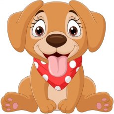 Картина по номерам Веселый щенок, Strateg (30х30 см)