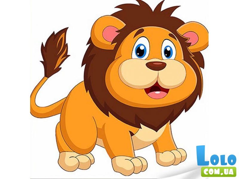 Картина по номерам Лев - царь зверей, Strateg (30х30 см)